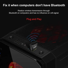 USB Bluetooth Dongle, QGOO Bluetooth 4.0 Adapter for PC Laptop Computer Desktop Stereo Music, Skype Call, Keyboard, Mouse, Support All Windows 10 8.1 8 7 XP Vistat All Windows 10 8.1 8 7 XP Vista